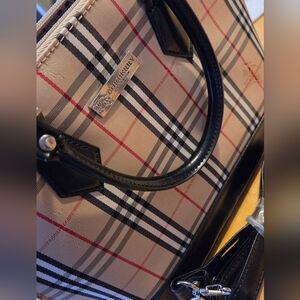 Burberry London Plaid Satchel VGUC